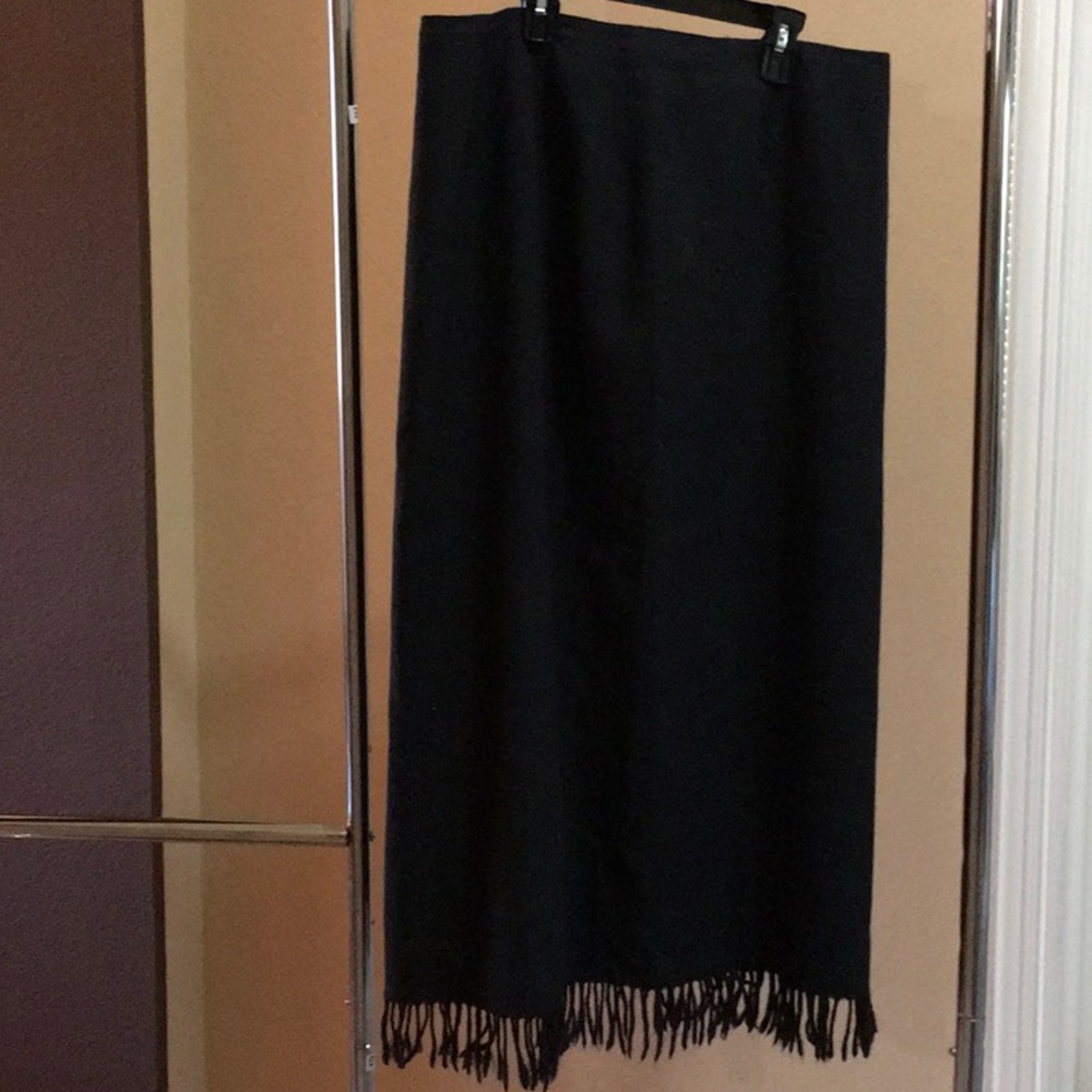 Wrap style skirt without the wrap
